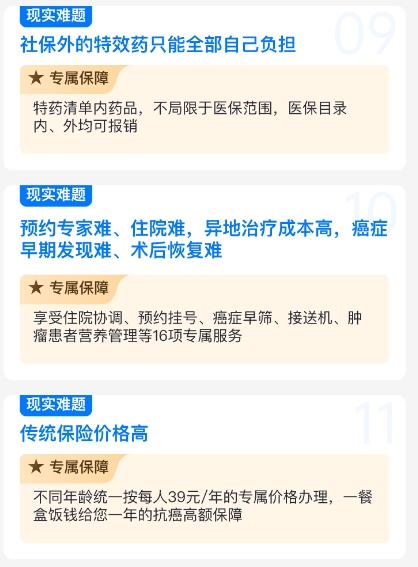 退役军人家庭专属：（全国版）防癌抗癌专属保险卡-仅报销药品及医疗器械，重大既往症可保可赔